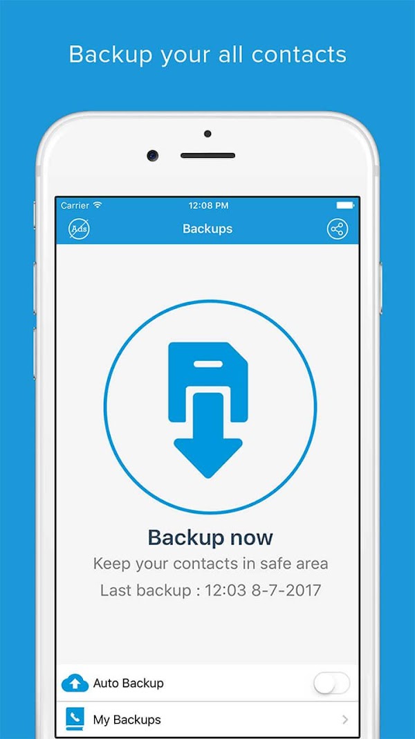 Contact Backup And Restore