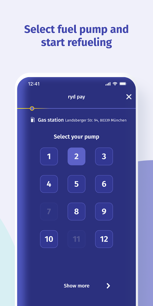 ryd: refuel & pay via app