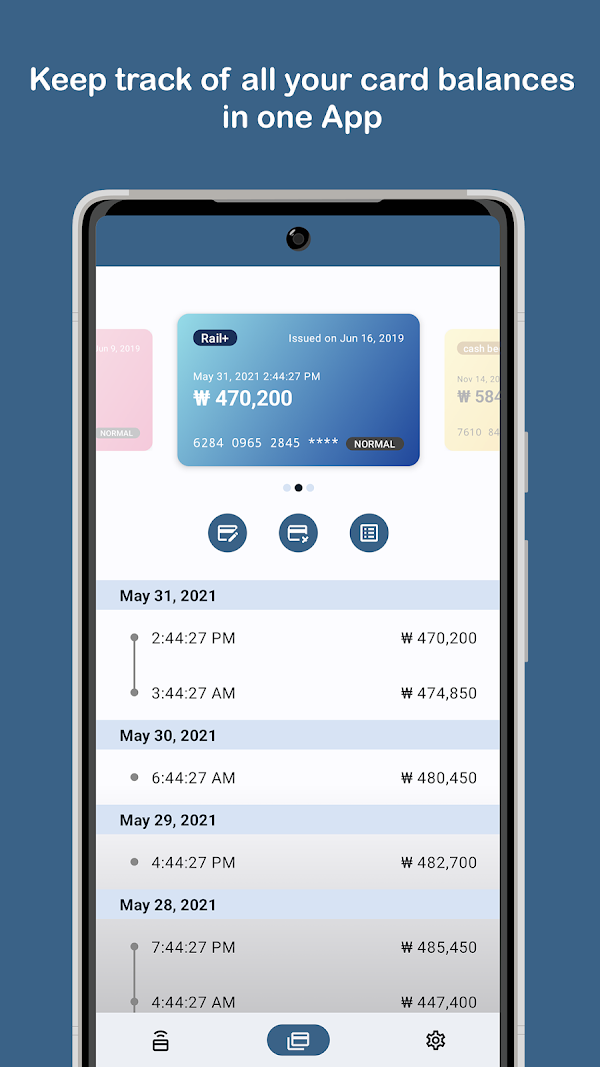 Korea Transit Card Balance