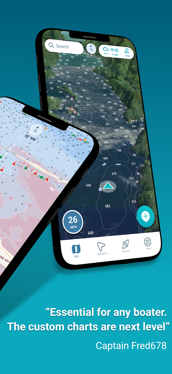 Wavve Boating: Marine Boat GPS