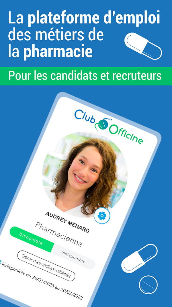 Club Officine Emploi pharmacie