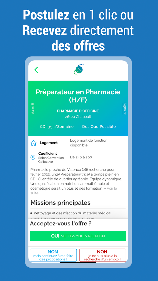 Club Officine Emploi pharmacie