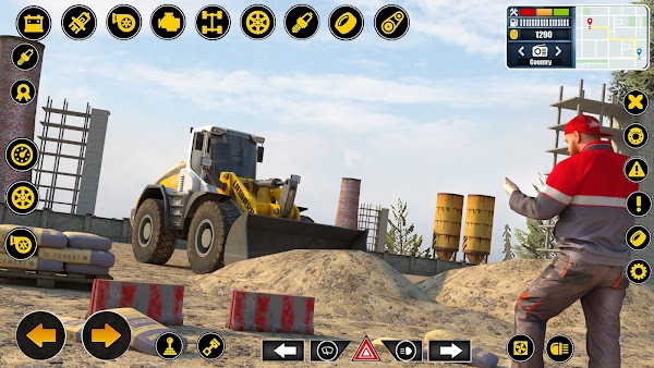 3D City Road Construction Game