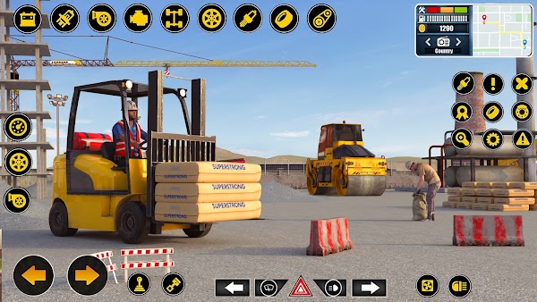 3D City Road Construction Game