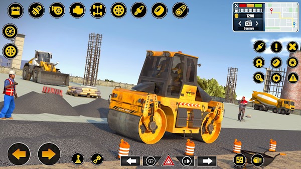 3D City Road Construction Game