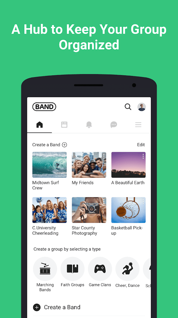 BAND - App for all groups