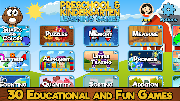 Preschool & Kindergarten Games