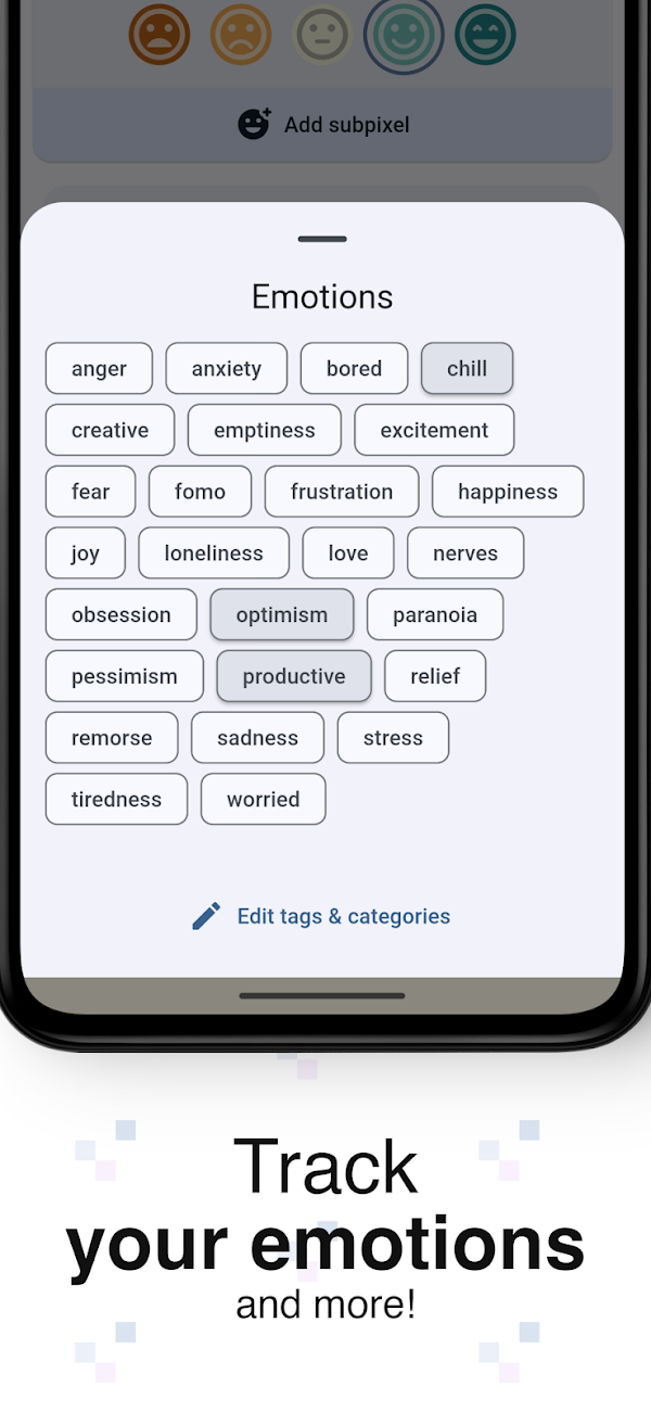 Mood Tracker by Pixels