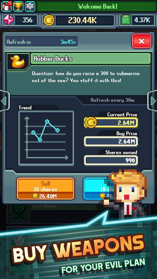 Tap Tap Evil: Idle Cash 8 bit