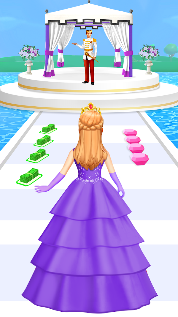 Princess Race: Wedding Games