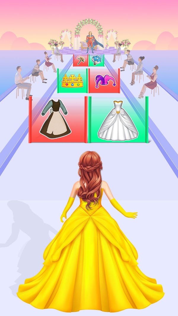 Princess Race: Wedding Games