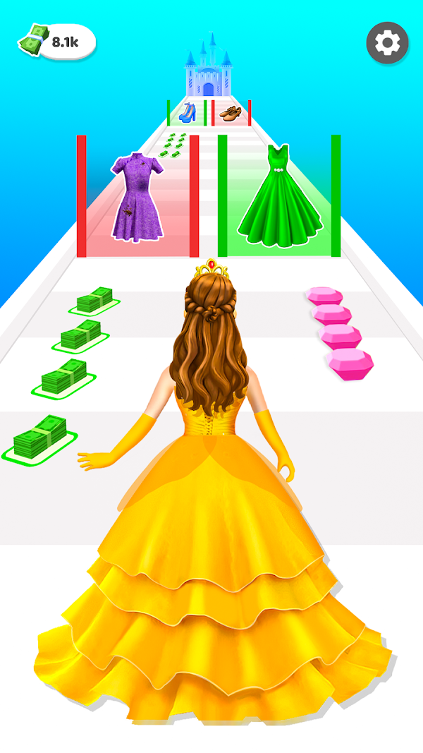 Princess Race: Wedding Games