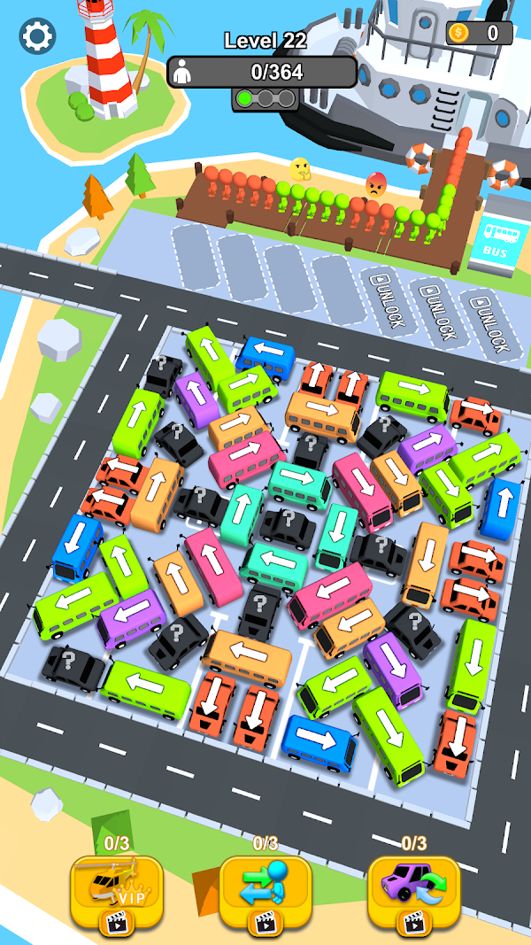 Bus Chaos: Match & Parking Jam