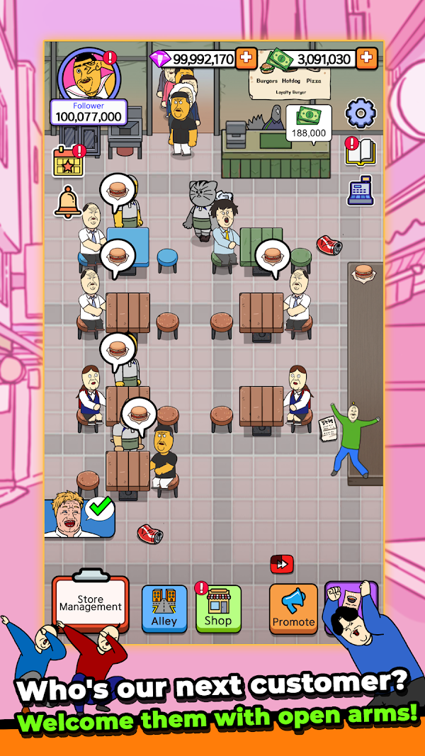 Alley Restaurant Tycoon