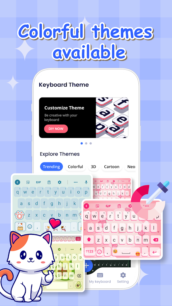 Keyboard Font & Keyboard Theme