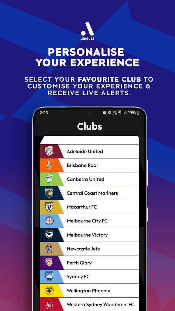 A-Leagues Official App