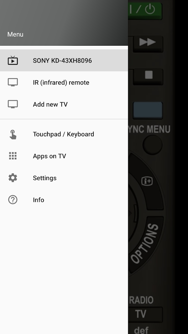 Smart TV Remote for Sony TV