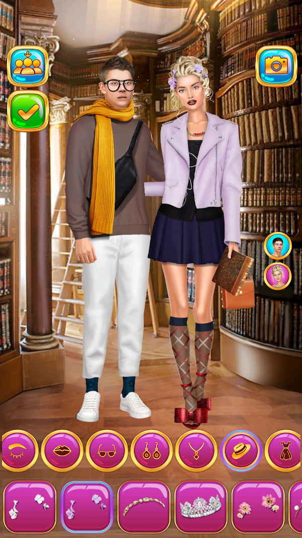 Rich College Couple Dress Up