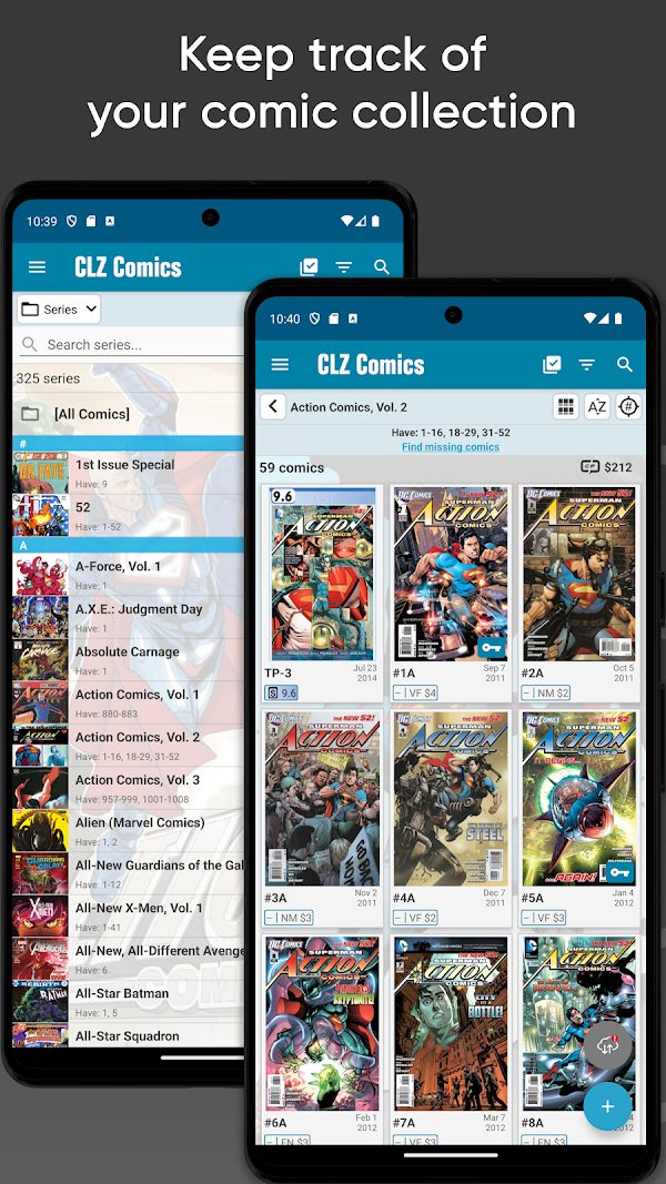 CLZ Comics comic book database