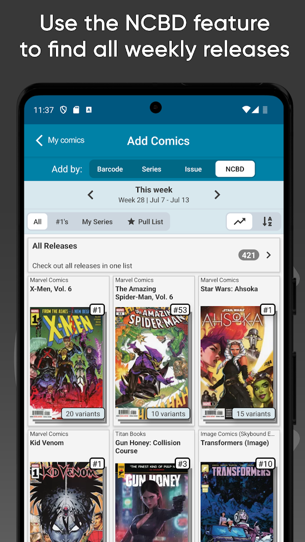 CLZ Comics comic book database