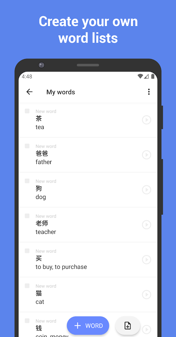 Learn Chinese with flashcards