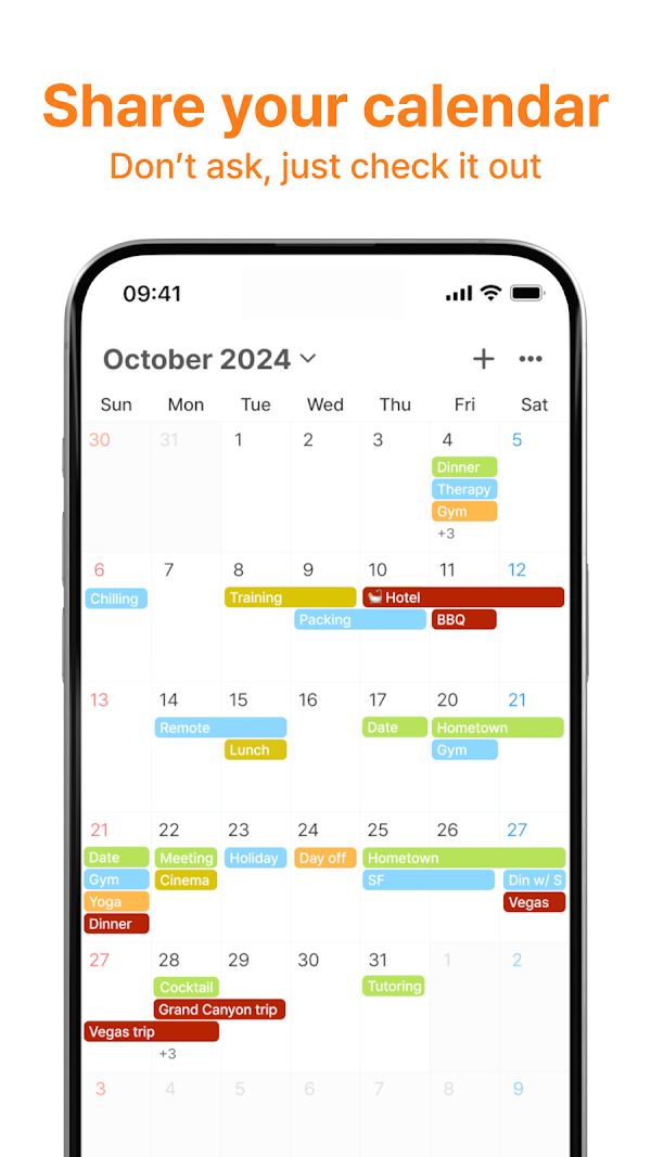 Signaling: Calendar for Couple