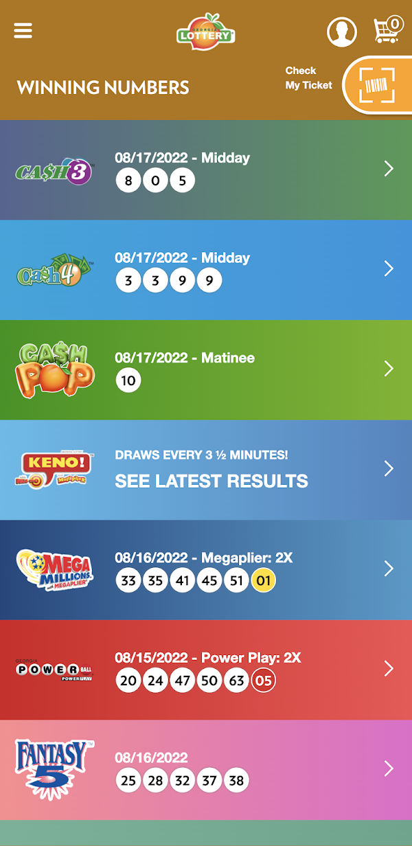 Georgia Lottery Official App