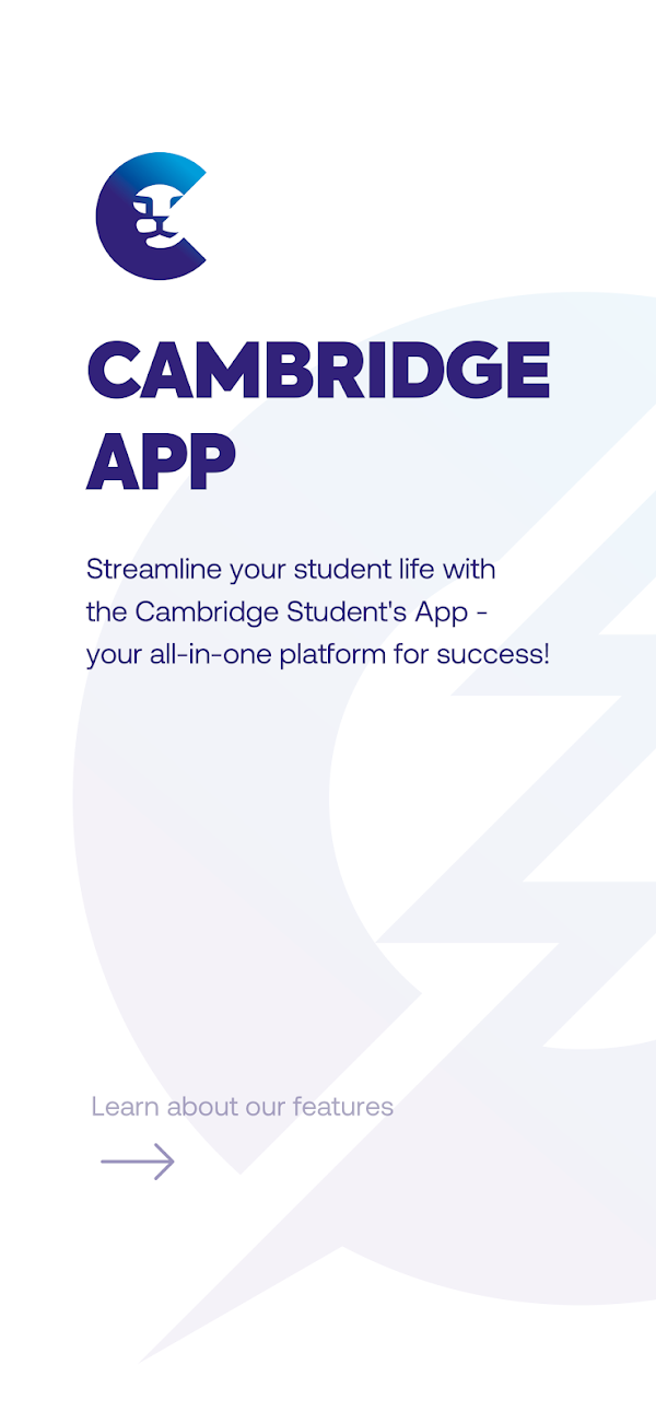 CAMBRIDGE STUDENT APP