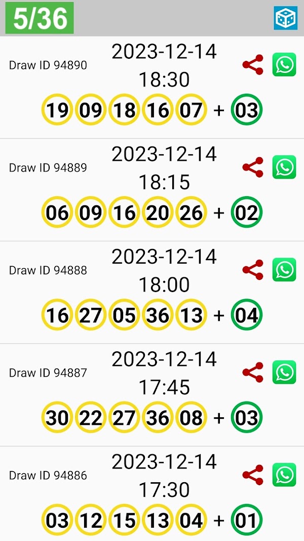 Gosloto Lottery Results