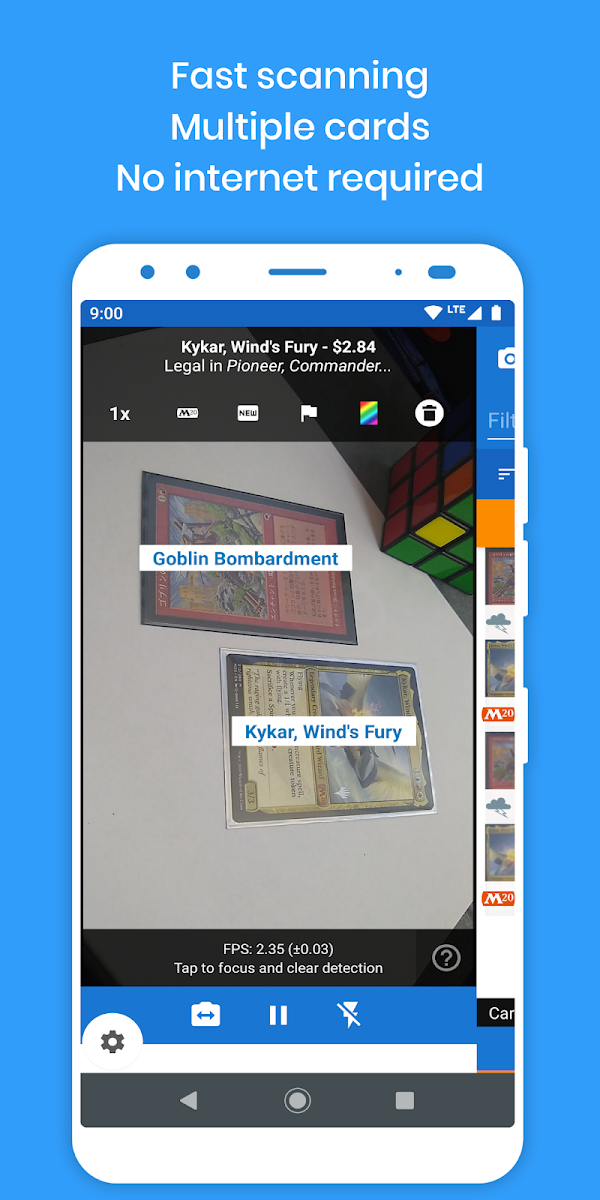 MTG Card Scanner Delver Lens