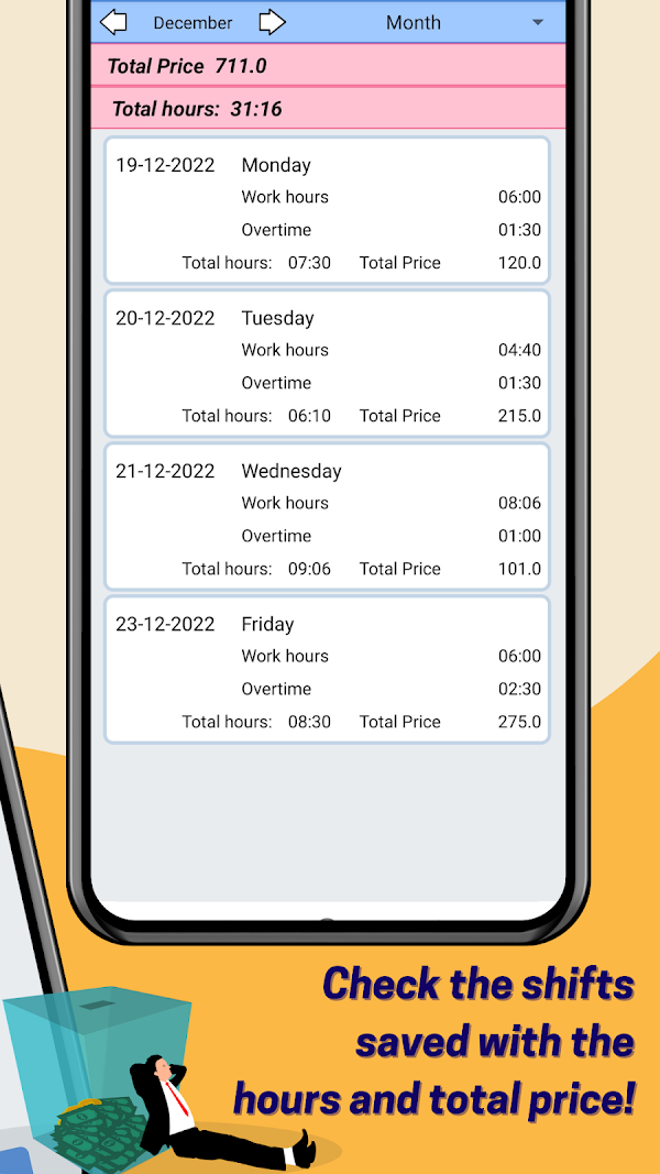 Paycheck calculator work hours