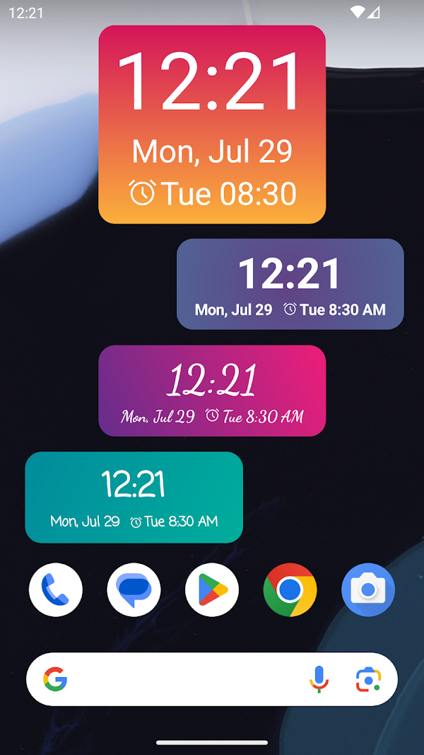 Magic Clock Widget