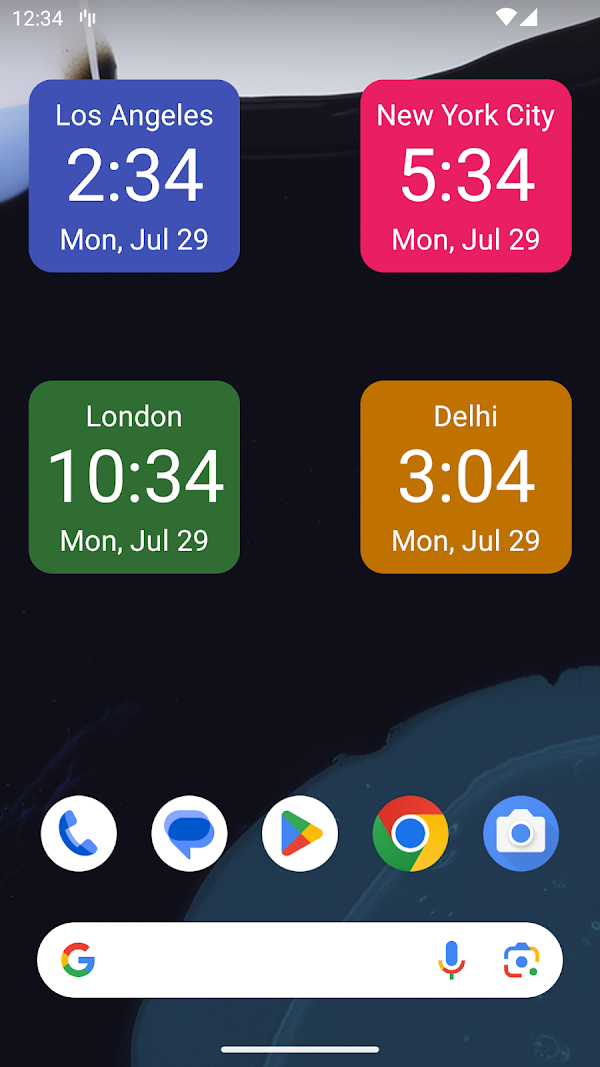 Magic Clock Widget