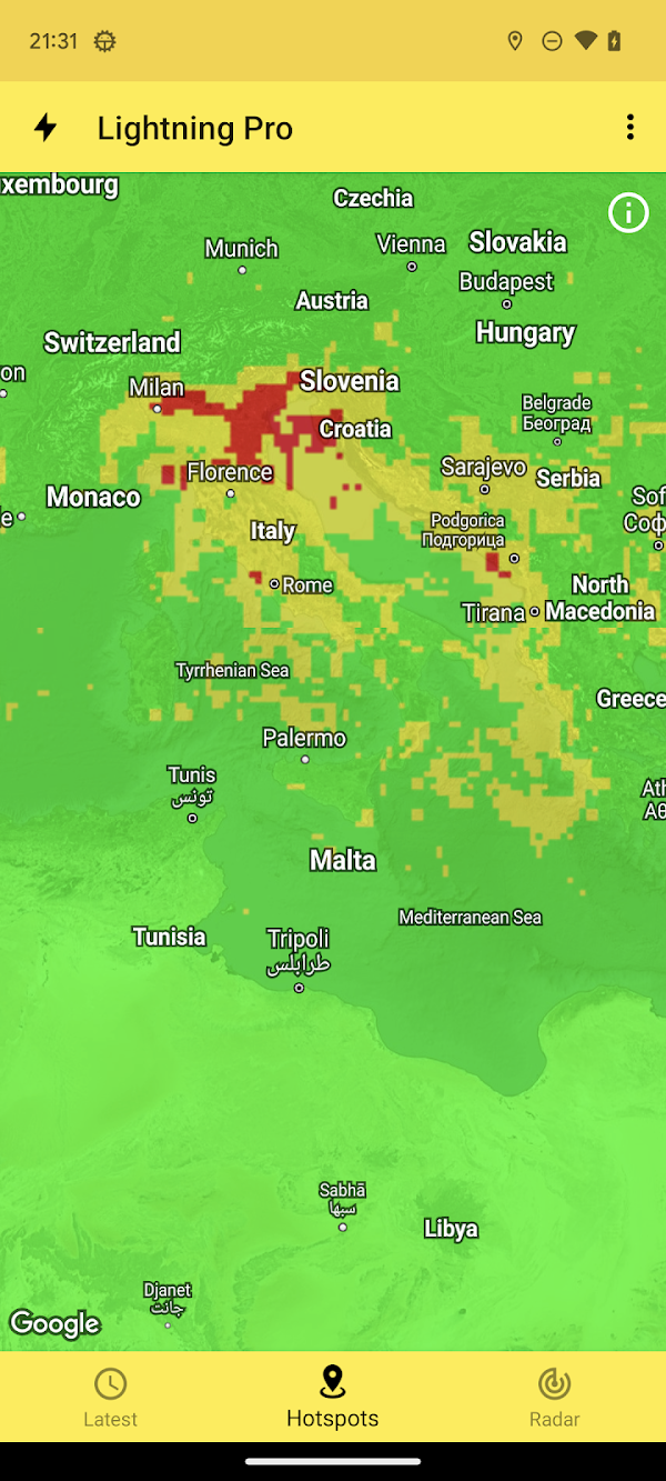 My Lightning Tracker & Alerts