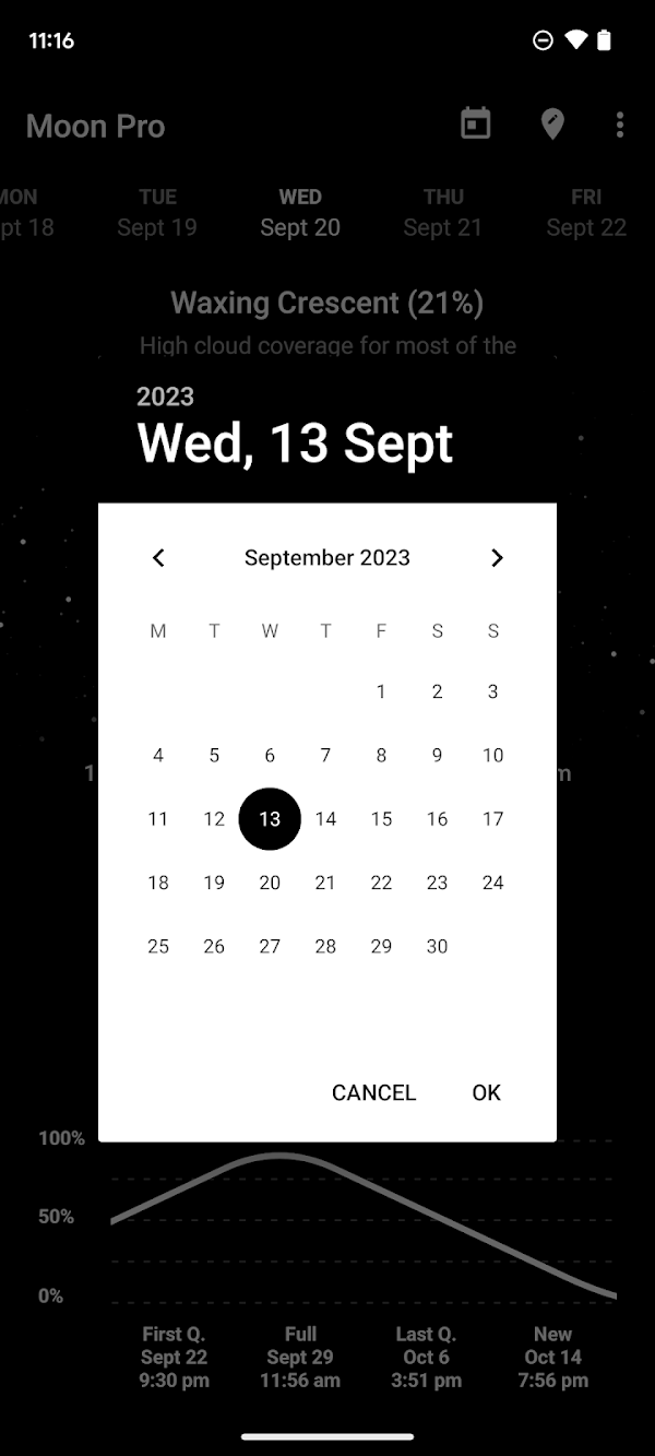 My Moon Phase - Lunar Calendar