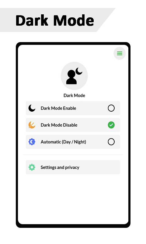 Dark Mode - Night Mode