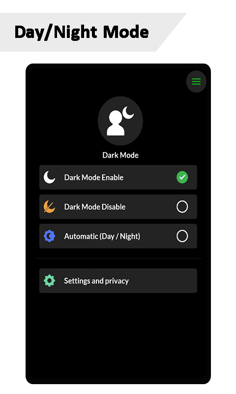 Dark Mode - Night Mode