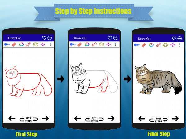 How to Draw Cat and Dog Easily