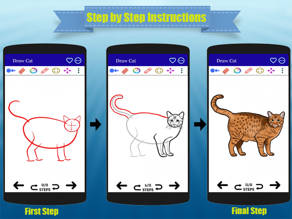 How to Draw Cat and Dog Easily