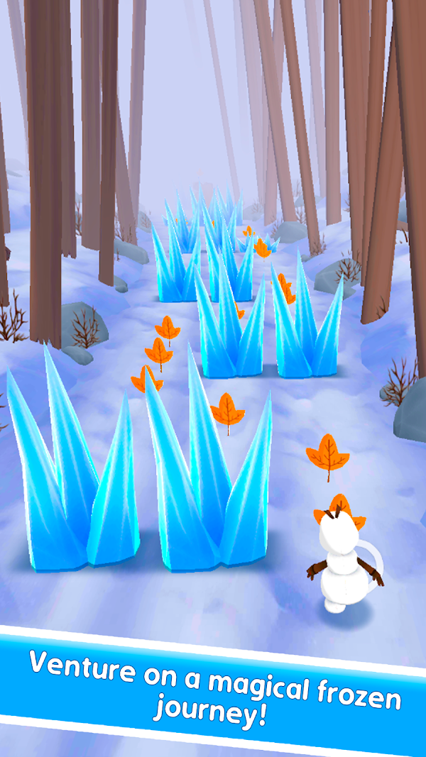 Snowman Rush: Frozen run