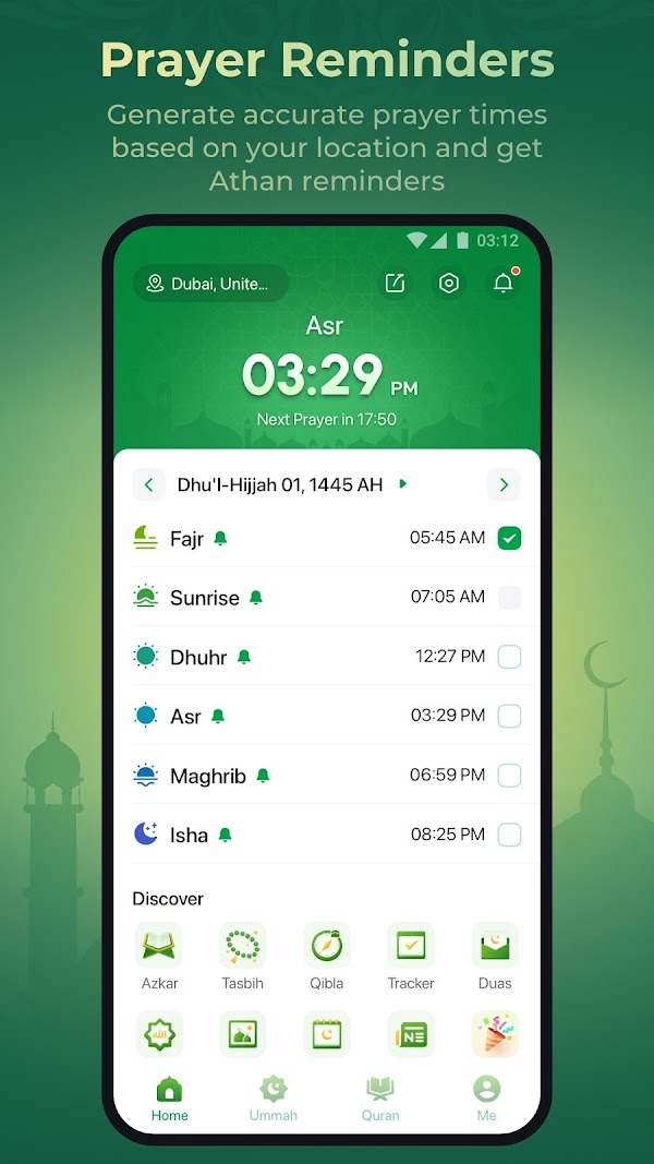 WeMuslim: Athan, Qibla&Quran