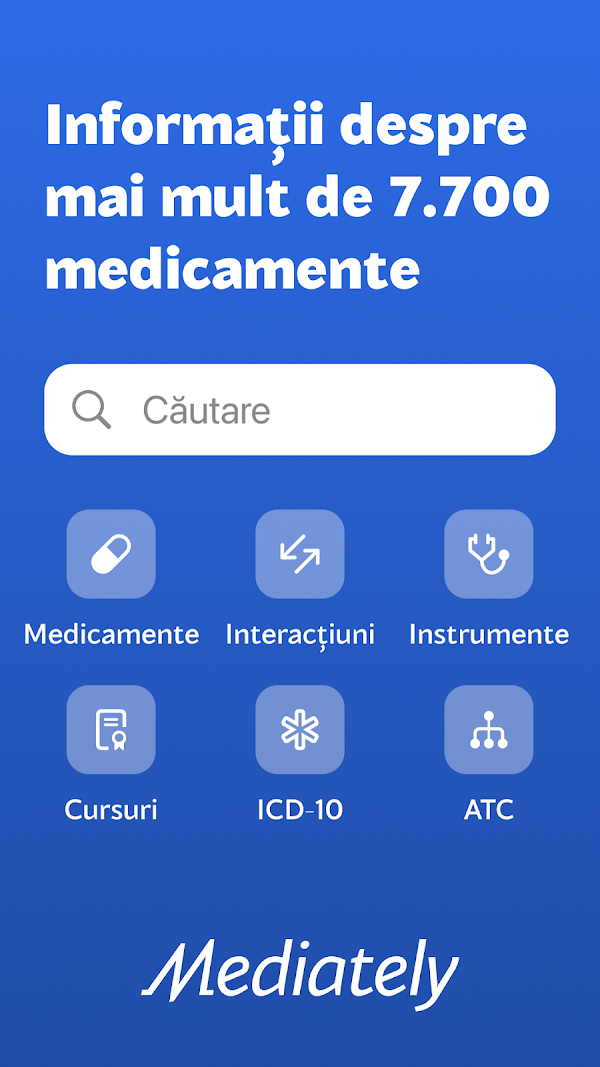 Mediately Lista Medicamentelor