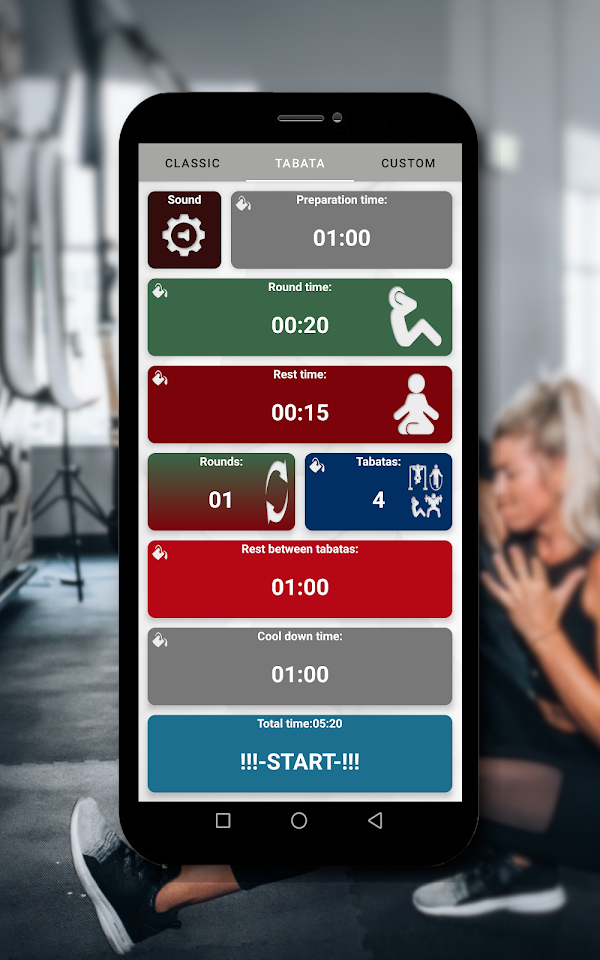 Interval Timer: Tabata HIIT