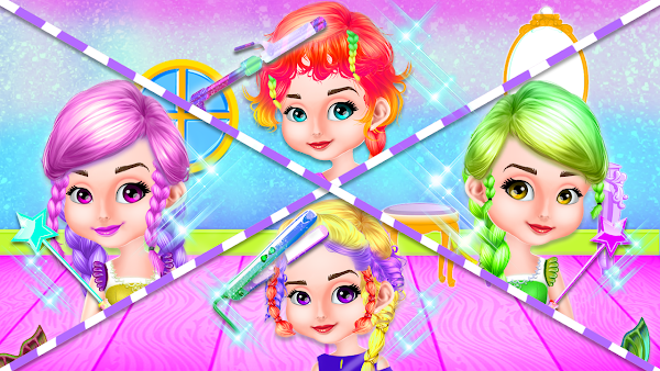 Triplet Princess Mermaid Salon