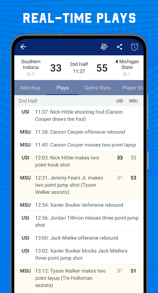 Scores App: College Basketball