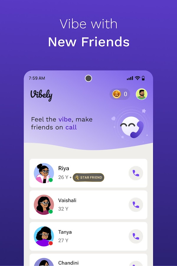 Vibely - Make new friends