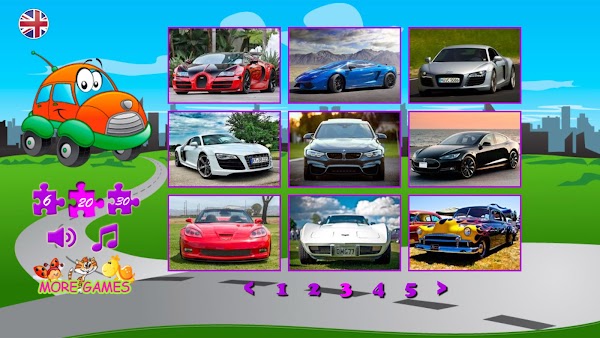 Puzzles cars