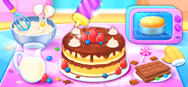 Cake Cooking Games for Kids 2+