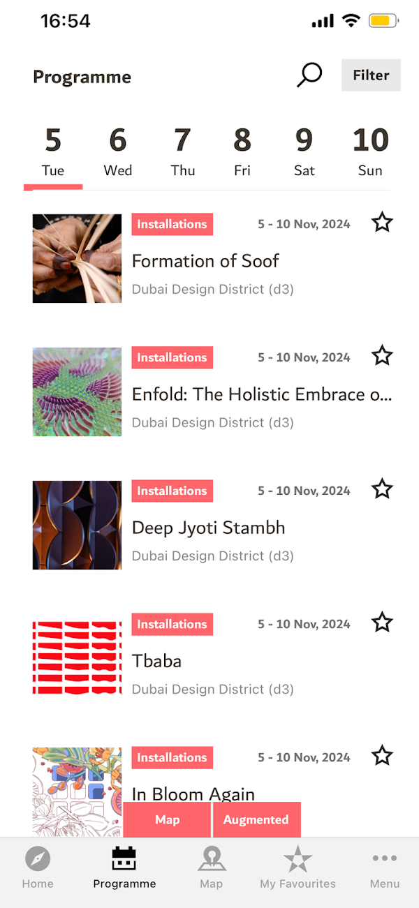 Dubai Design Week App