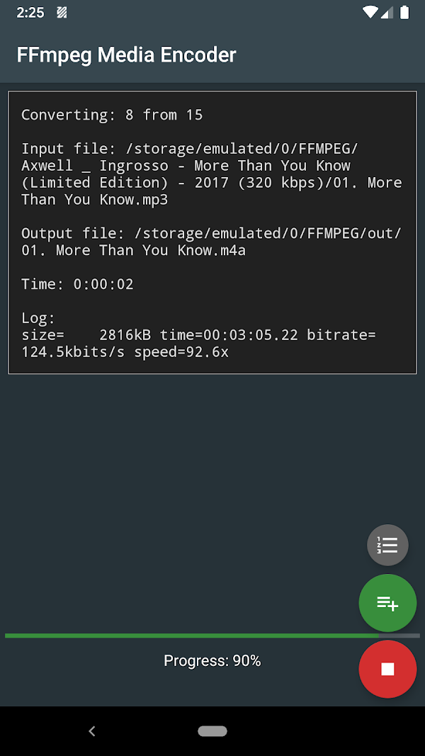 FFmpeg Media Encoder